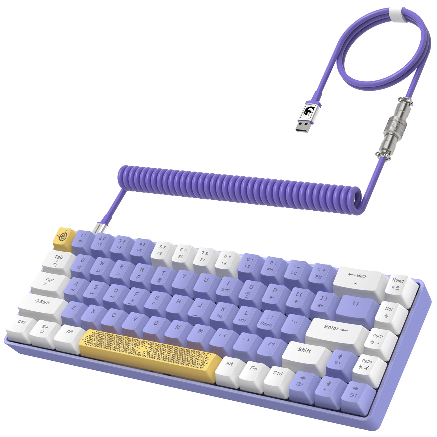 ZIYOULANG T8 60% Gaming Keyboard,68 Keys Compact Mini Wired Mechanical