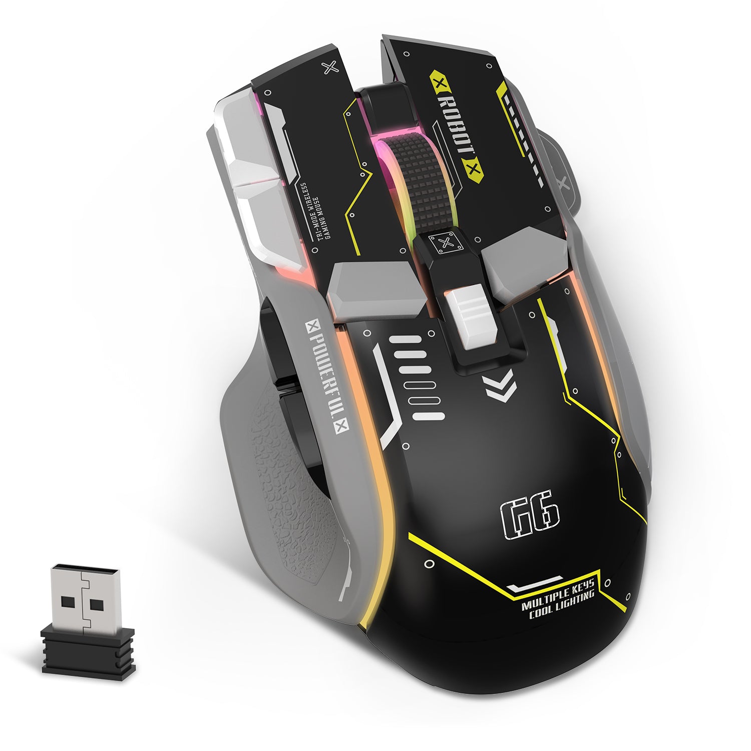 Mouse Raton Type C USB Gaming Wireless Gamer Mice For Macbook/ Pro PC  Laptop Computer mouse