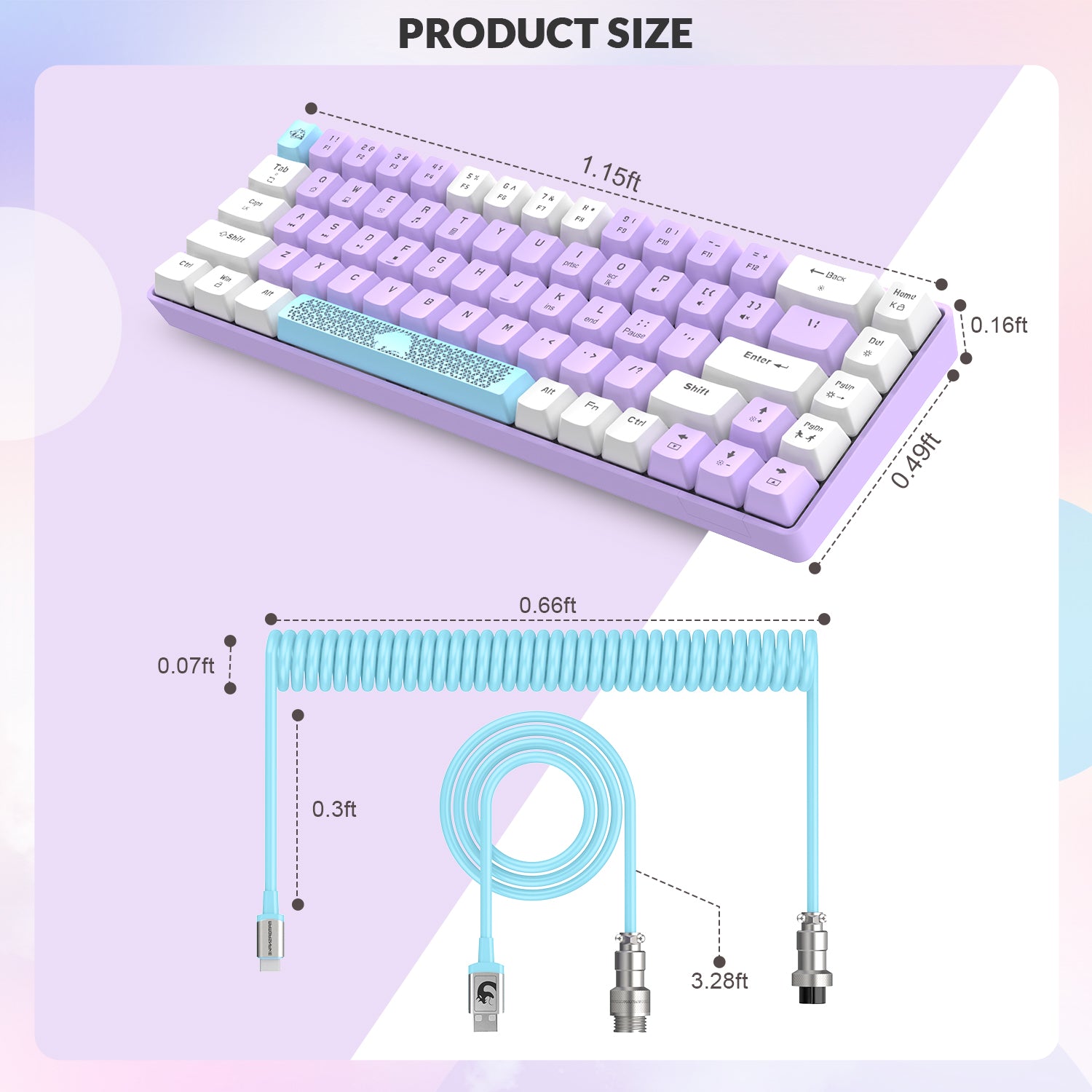 SnowCone 60% Keyboard