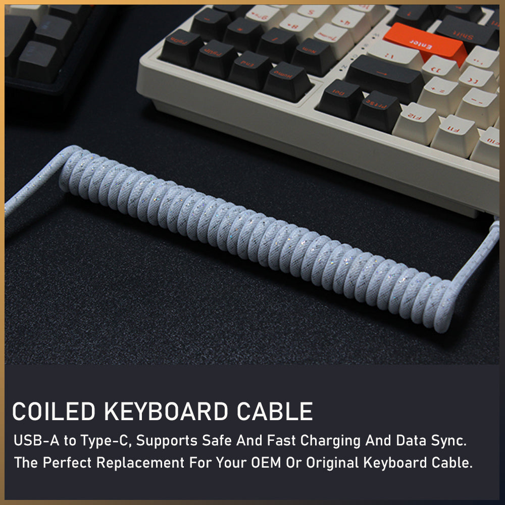 Custom Coiled Mechanical Keyboard Cable