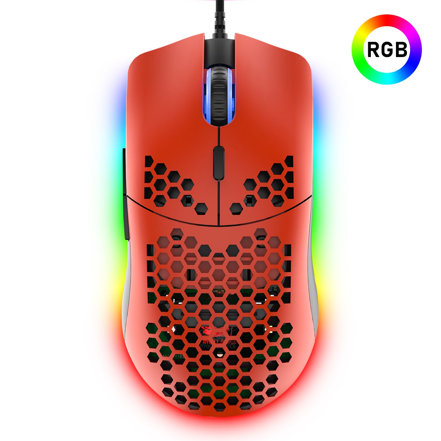 Mod-It Gamer Maus: Optische Gaming-Maus GA-824, 2.400 DPI, 6 Tasten, blaues  Licht (Gaming Mouse, Maus USB, optisches Kabel)