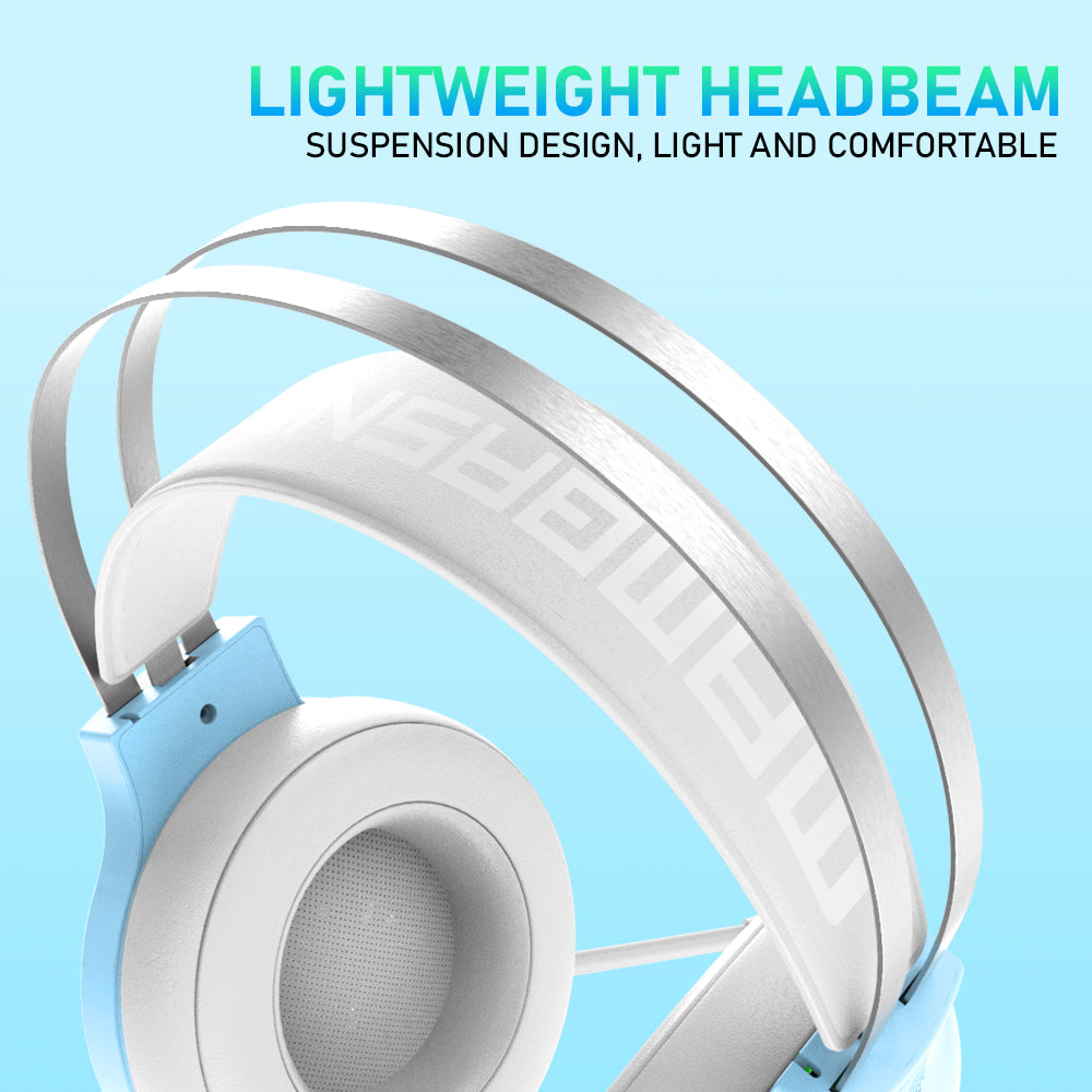 Gaming-Headset PS4-Headset 3,5-mm-Stereo-Kopfhörer Kabel, RGB-Rege mit